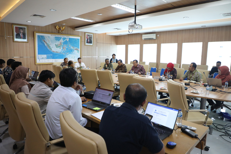Vice Minister of ATR / BPN Meets Head of BIG to Discuss One Map Policy