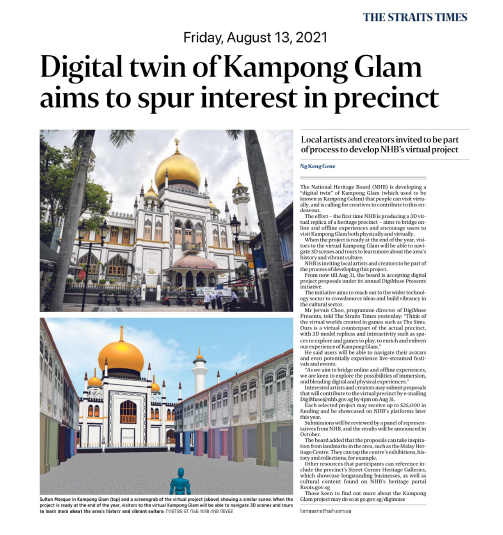 Digital Twin of Kampong Glam